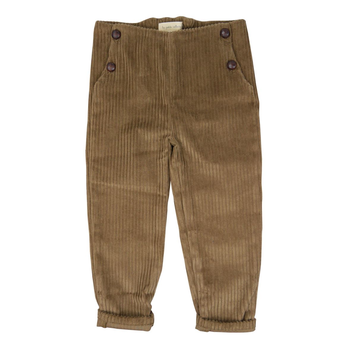 Pantalon Velours Côtelé Coton Bio | Camel- Image produit n°0