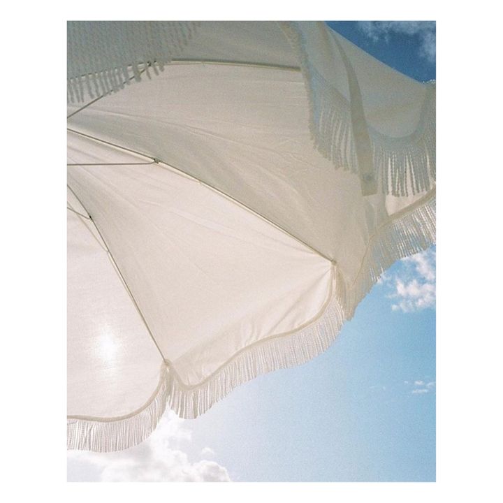 Parasol con flecos Holiday | Blanco- Imagen del producto n°6