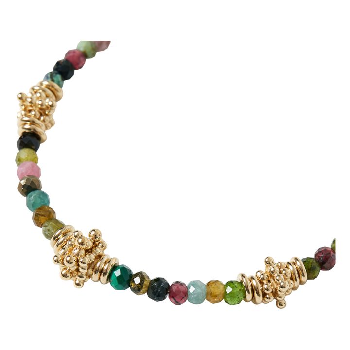 Bracelet Romane V6 Tourmalines | Doré- Image produit n°3