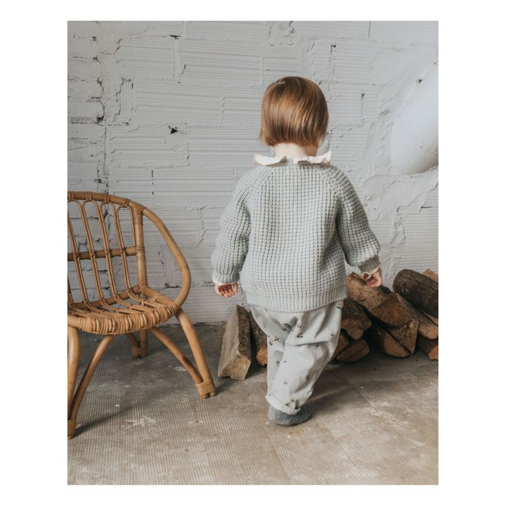 Baby Cardigan | Grey blue- Product image n°3