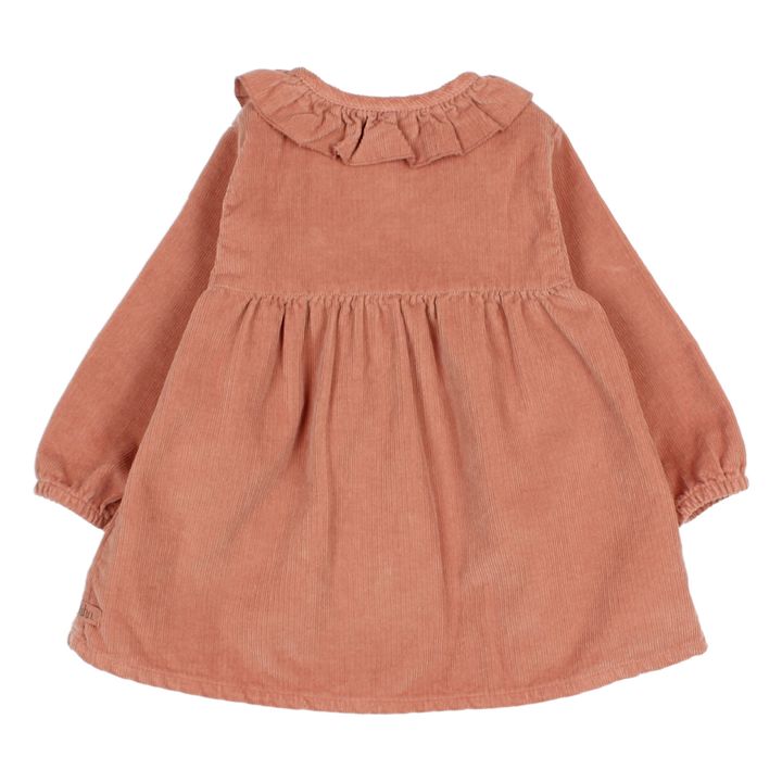 Robe Velours Côtelé Romance Bébé | Vieux Rose- Image produit n°1