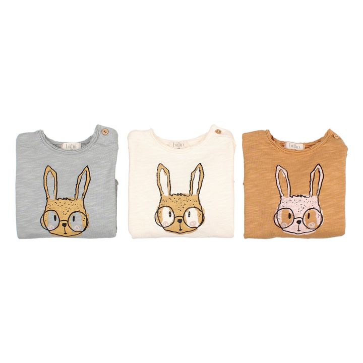 Camiseta Algodón orgánico Bunny | Crudo- Imagen del producto n°3