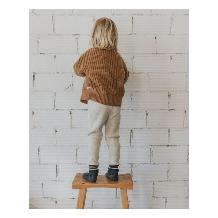 Ribbed Leggings | Heather white- Product image n°3