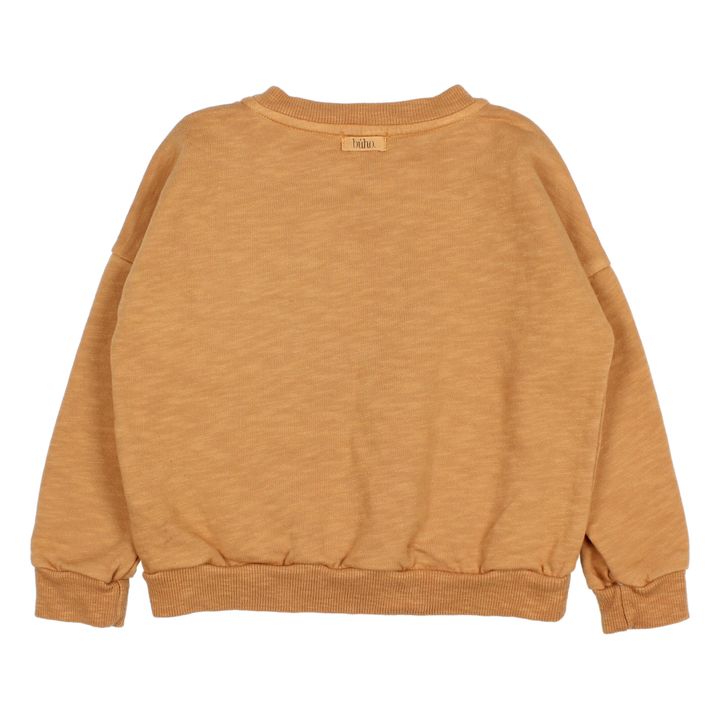 Organic Cotton Pocket Sweatshirt Ochre- Product image n°1