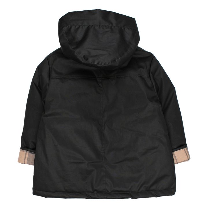 Parka con forro y capucha | Negro- Imagen del producto n°4