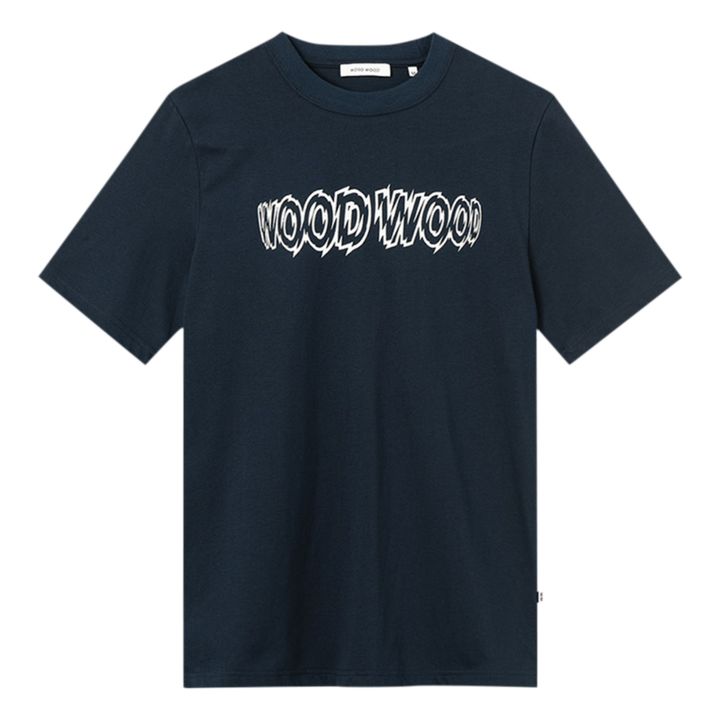 T-shirt Bobby Coton Bio Bleu marine- Image produit n°0