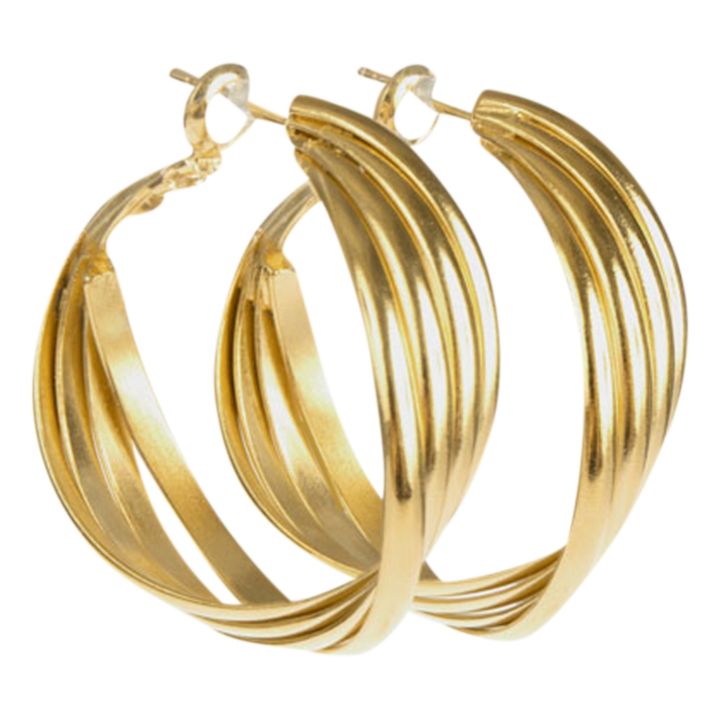 Boucles d'Oreilles Zadig | Doré- Image produit n°0