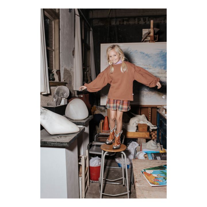 Sweatshirt Uni | Braun- Produktbild Nr. 1