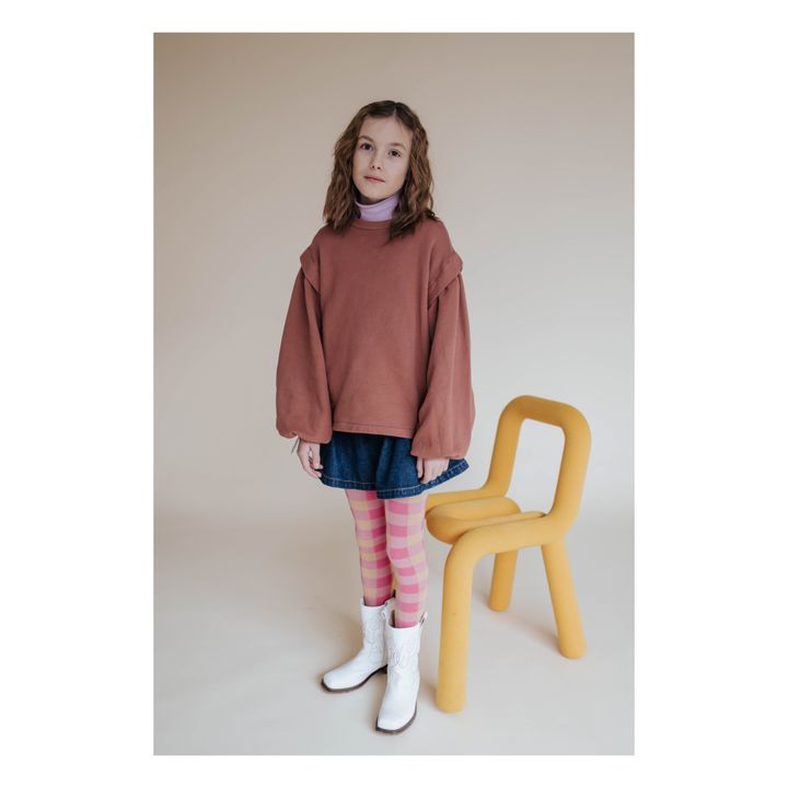 Sweatshirt Uni | Braun- Produktbild Nr. 3