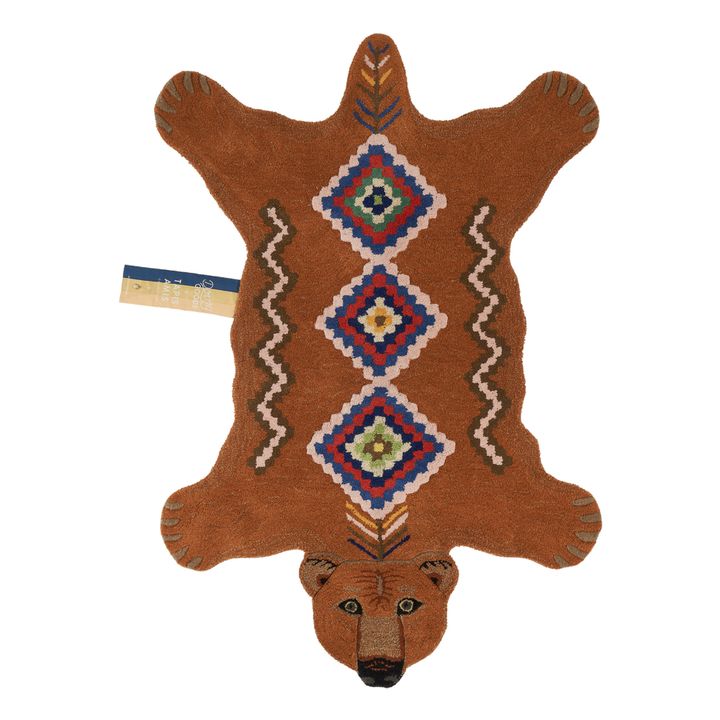 Tapis ours polaire Berber | Marron- Image produit n°3