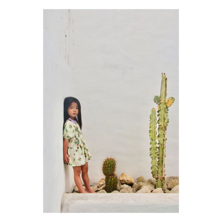 Floral Embroidered Collar Blouse | Ecru- Product image n°1