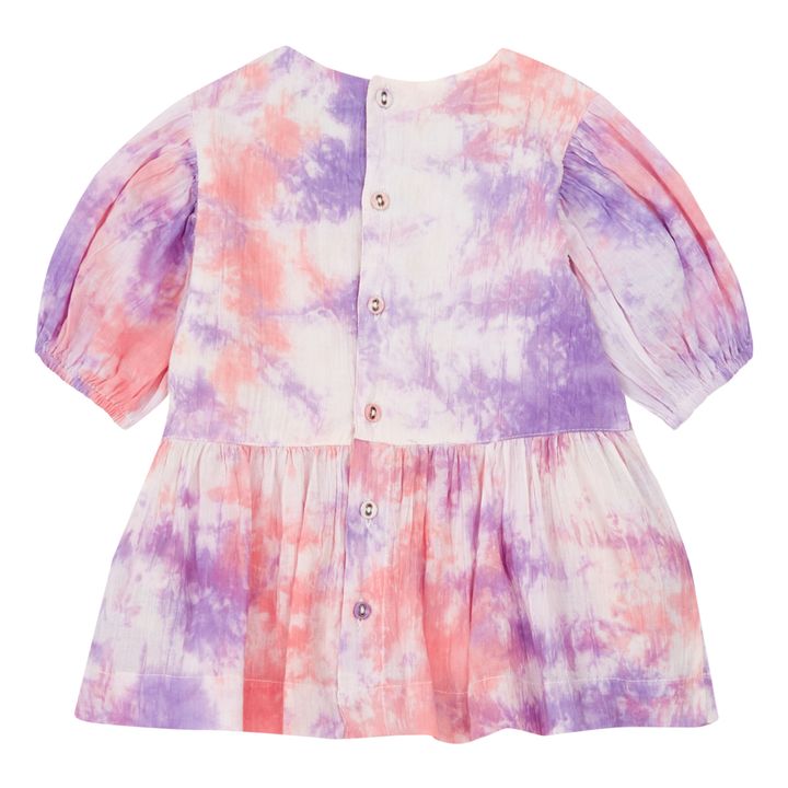 Tie-Dye Smocked Blouse Violeta- Imagen del producto n°4
