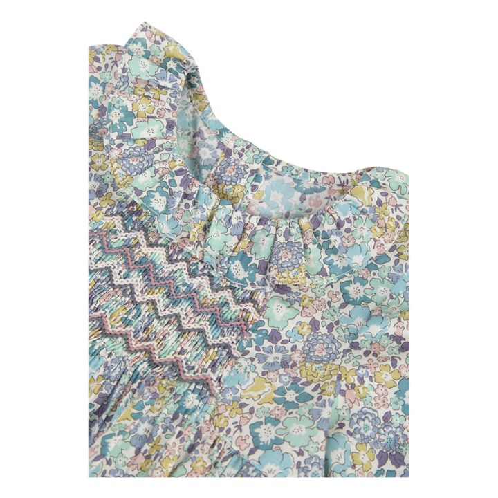 Exclusive Liberty Print Smocked Blouse | Blue- Product image n°2