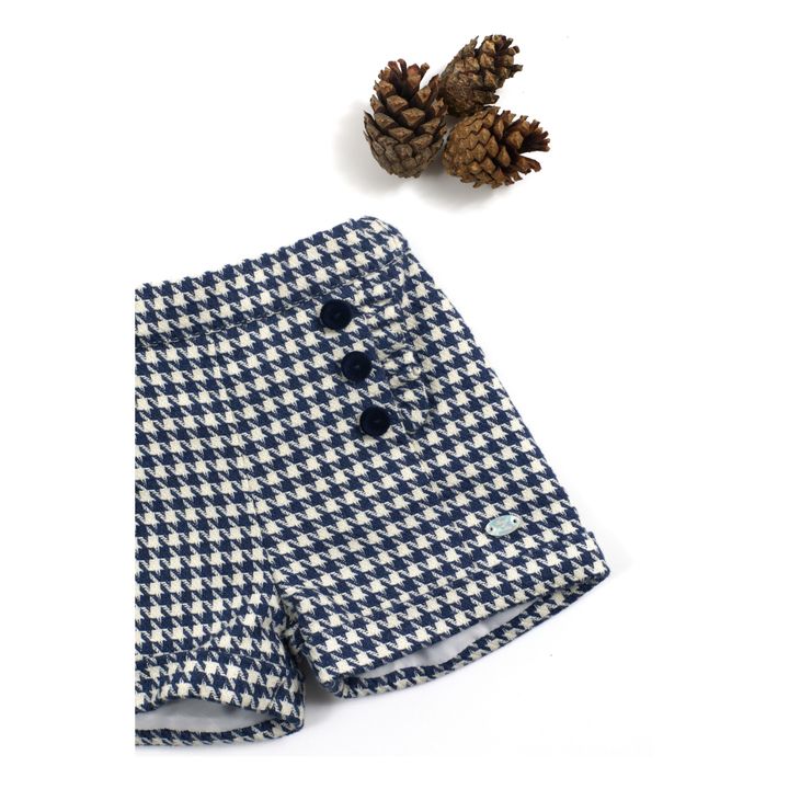 Shorts Hahnentritt | Navy- Produktbild Nr. 3