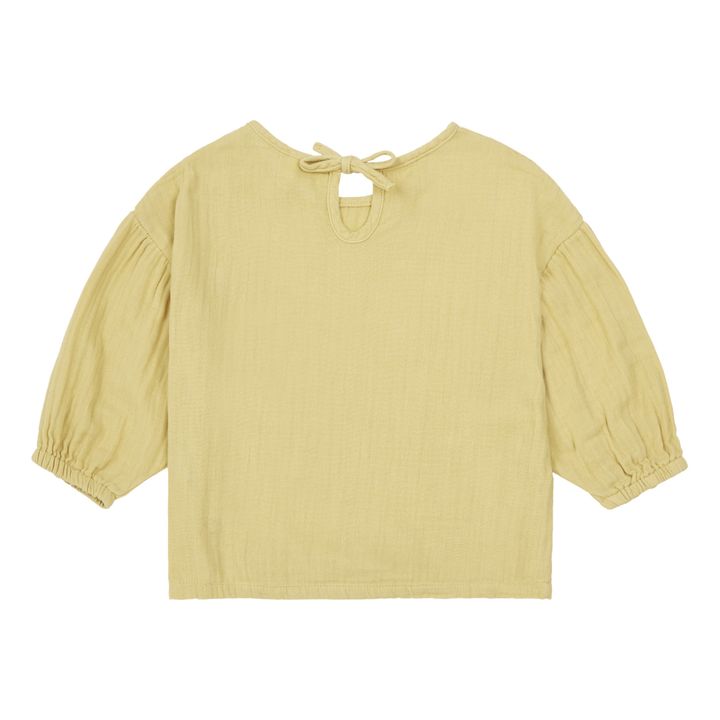 Organic Cotton Balloon Sleeve Sweatshirt Beige- Imagen del producto n°1