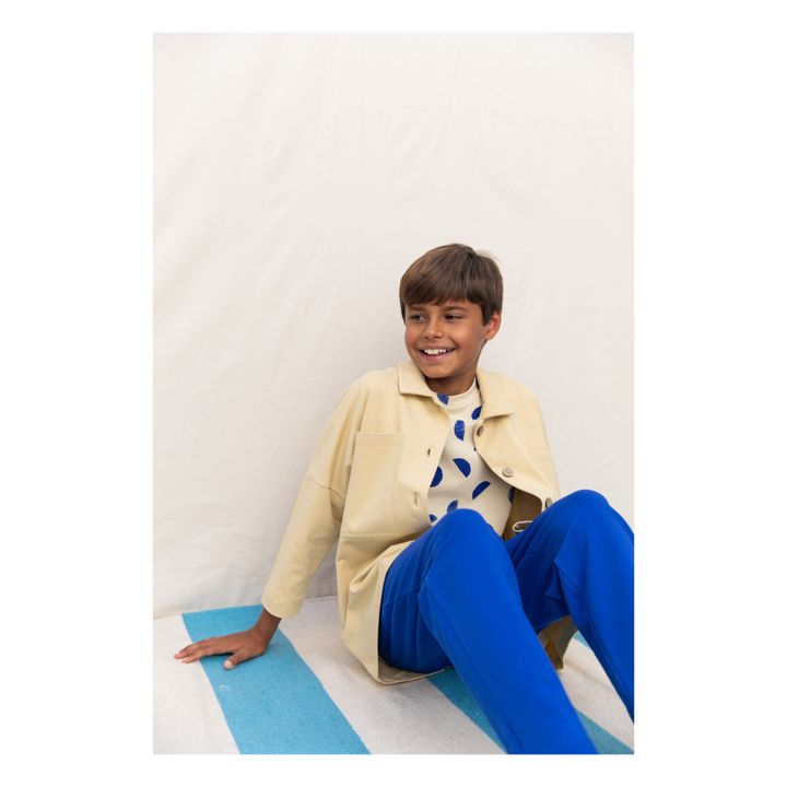 Yves Organic Cotton Chino Trousers Navy blue- Product image n°2