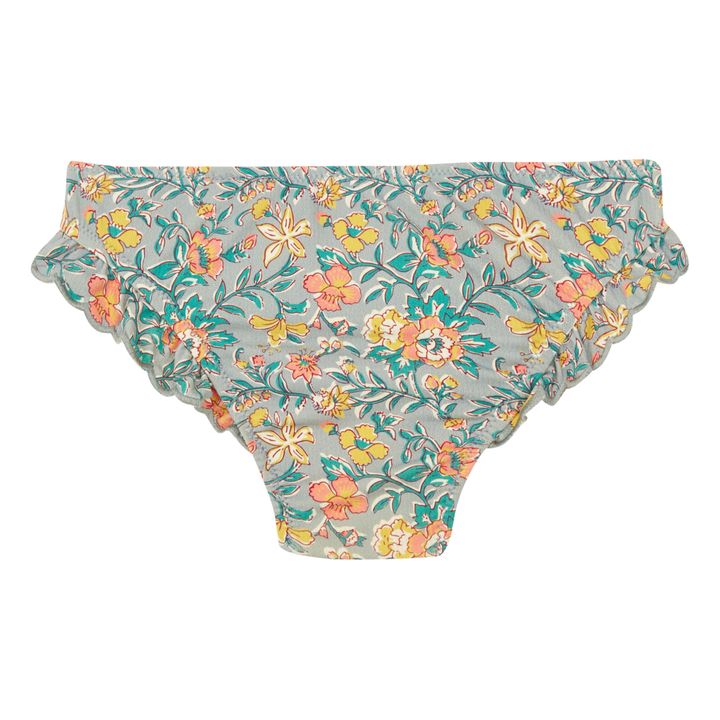 Braguita de bikini de nylon reciclado Zaca Azul Gris- Imagen del producto n°1