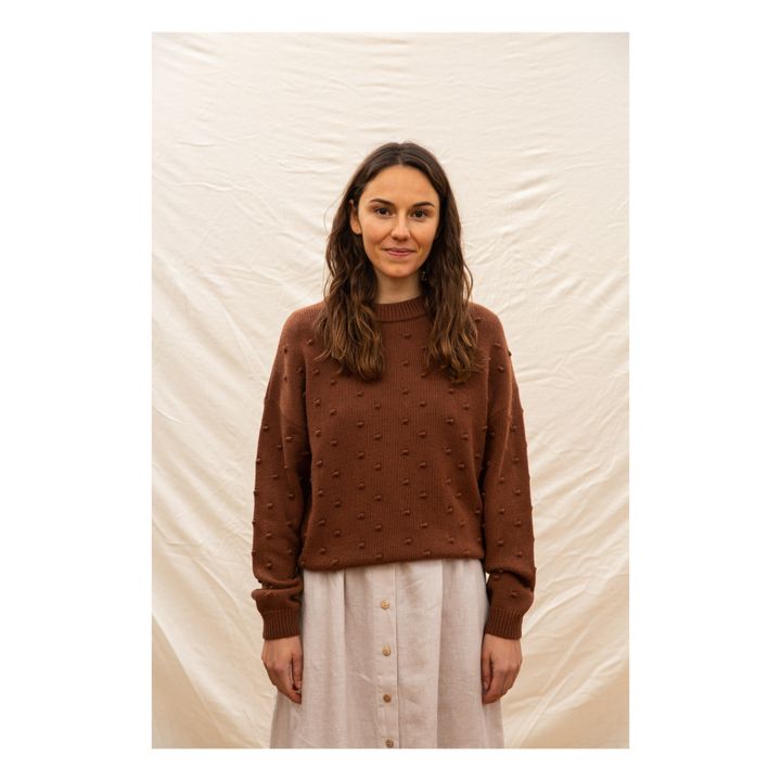 Juna Recycled Knit Jumper - Women’s Collection | Caramel- Product image n°1