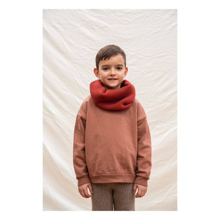 Recycled Wool Snood | Red- Product image n°1