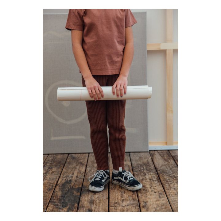 T-Shirt Coton Bio Jesse | Terracotta- Image produit n°3