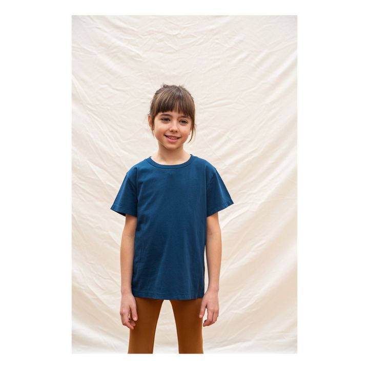 Jesse Organic Cotton T-shirt | Azul Marino- Imagen del producto n°1