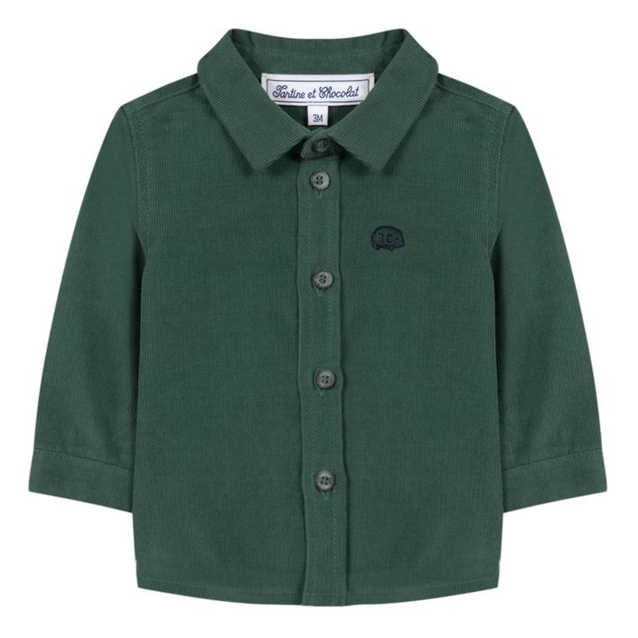 Velour Shirt | Verde Abeto- Imagen del producto n°0