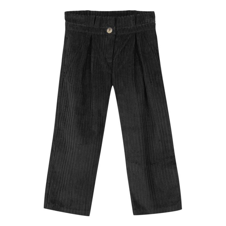 Pantalon Velours Côtelé | Noir- Image produit n°0