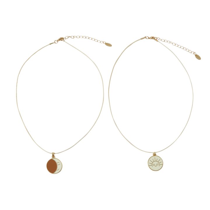 Enamel Necklaces | Beige- Immagine del prodotto n°0