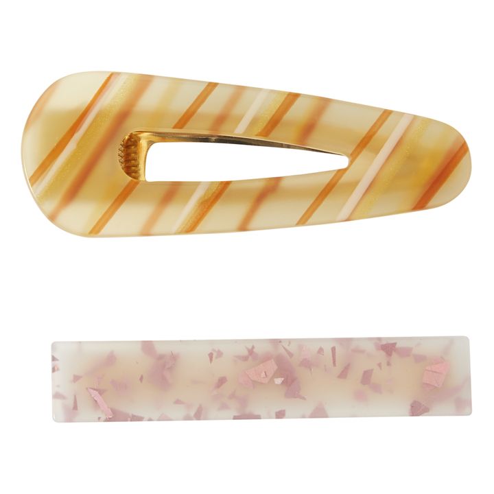 Adsila Hair Clip Rosa Melocotón- Imagen del producto n°0