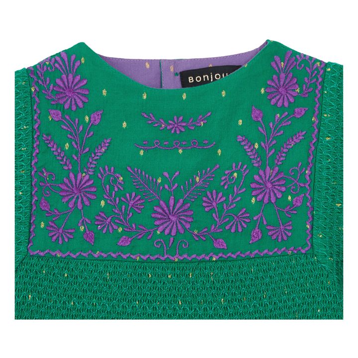 Rosalie Embroidered Dress Verde- Imagen del producto n°3