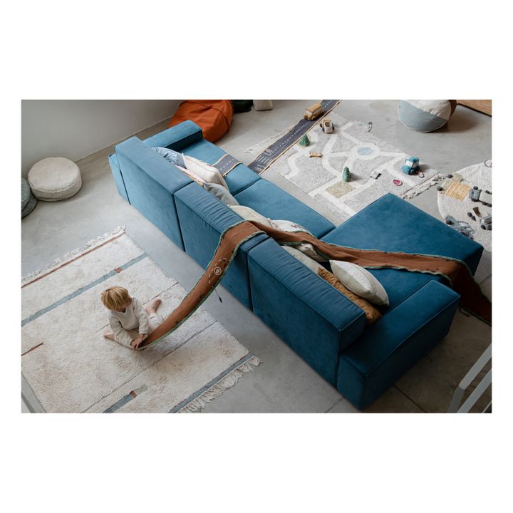 Tapis Lanes | Bleu gris- Image produit n°6
