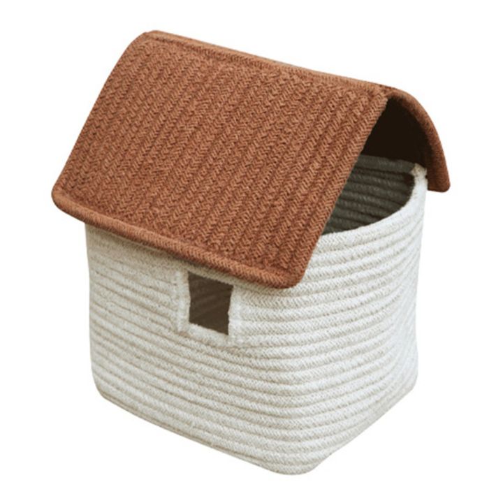 House Storage Basket | Toffee- Product image n°2