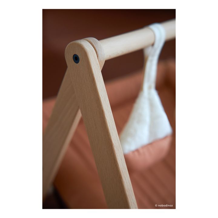 Arco de estímulo de madera y sus juguetes | Azul- Imagen del producto n°4