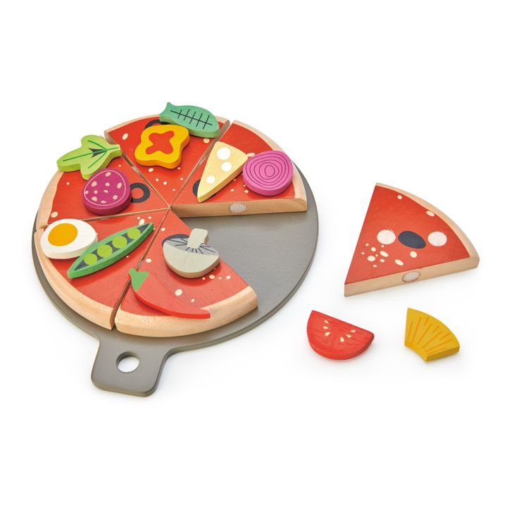 Spiel-Pizza aus Holz- Produktbild Nr. 3