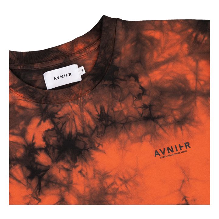 Source Tie-Dye Organic Cotton T-shirt | Rot- Produktbild Nr. 5