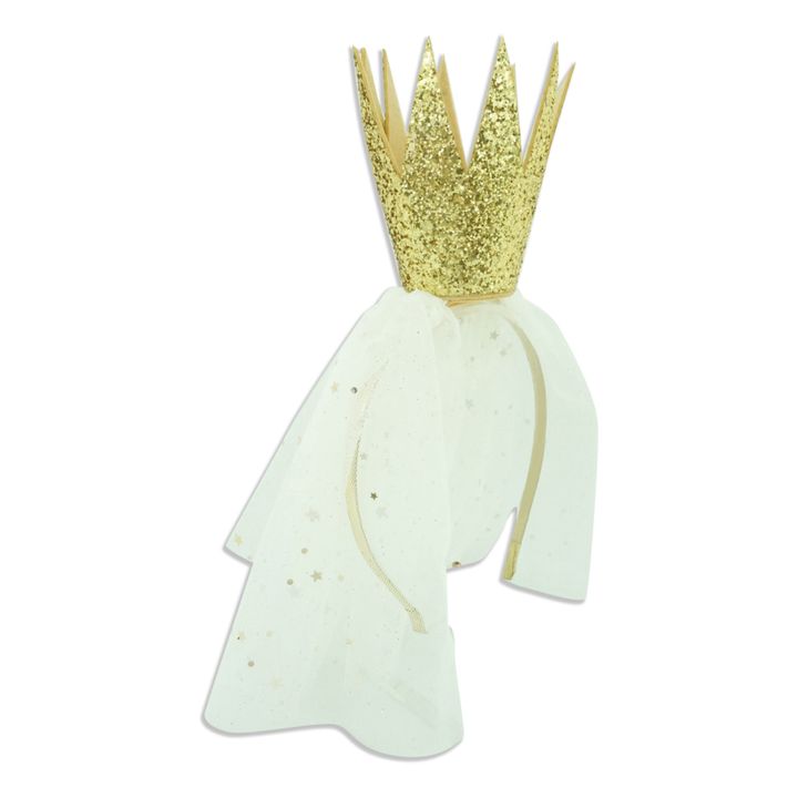 Serre-tête Couronne | Doré- Image produit n°0