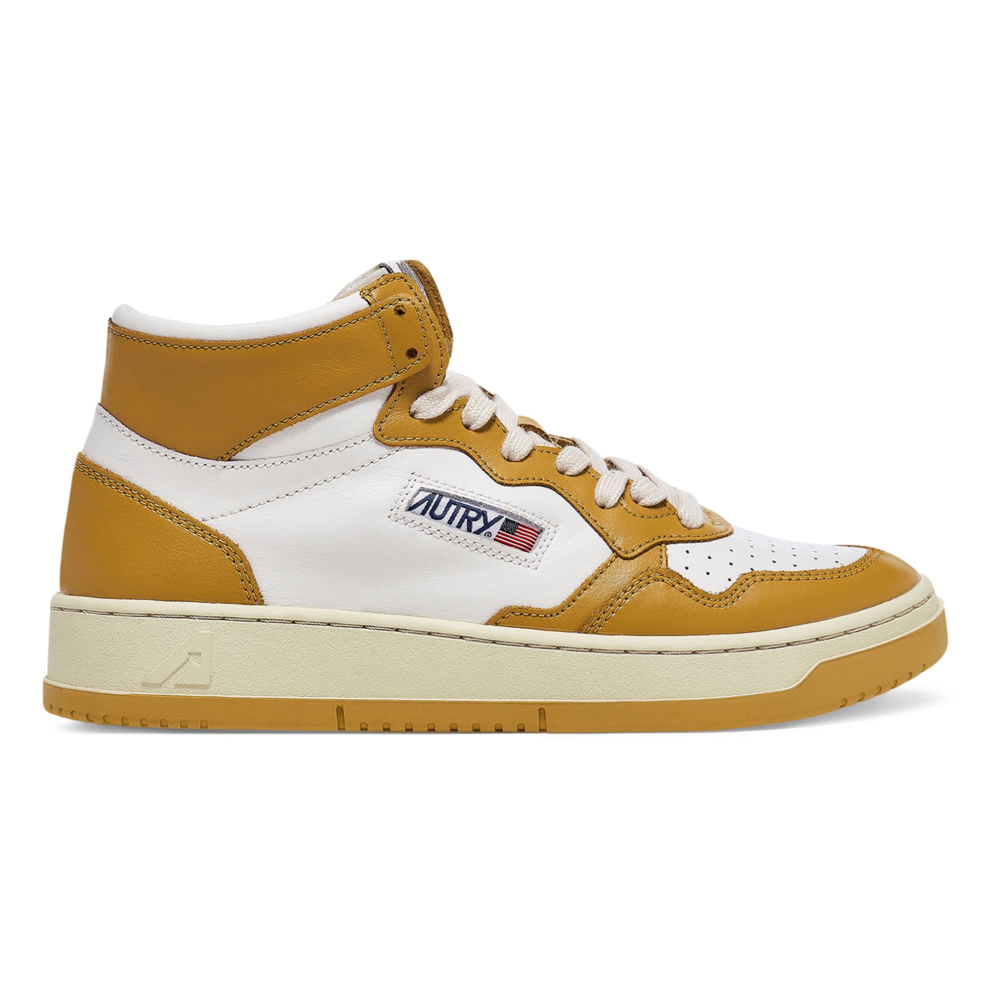 Zapatillas Medalist Mid Piel Bicolor | Amarillo- Imagen del producto n°0