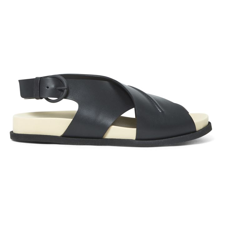 Sandales Nervi Fussbet Noir- Image produit n°0