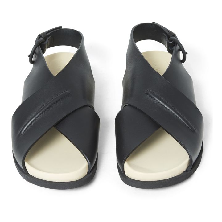 Sandales Nervi Fussbet Noir- Image produit n°3