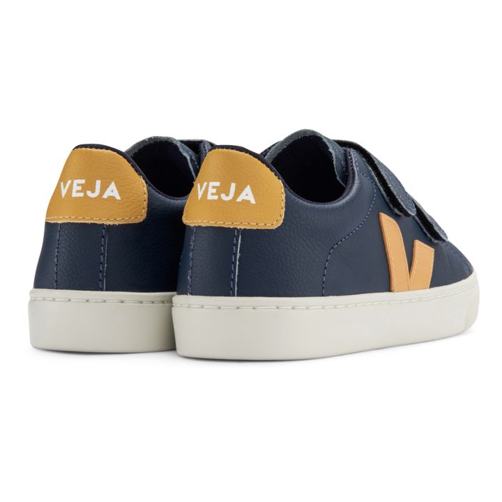 Baskets Scratchs Esplar Cuir | Bleu- Image produit n°2