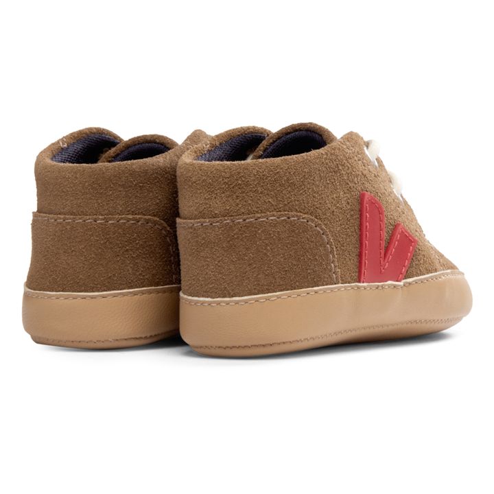 Suede Booties | Rot- Produktbild Nr. 7