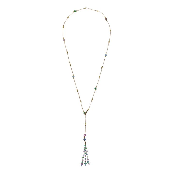 Collier Court Holy Sparkly Pampille Mix Précieux | Tabac- Image produit n°0