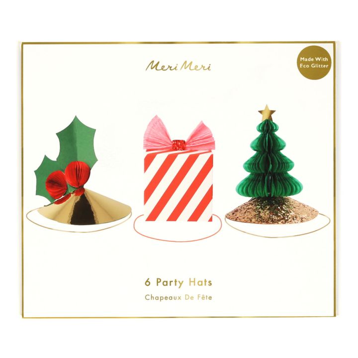 Gorros festivos de Navidad - Juego de 6- Imagen del producto n°8