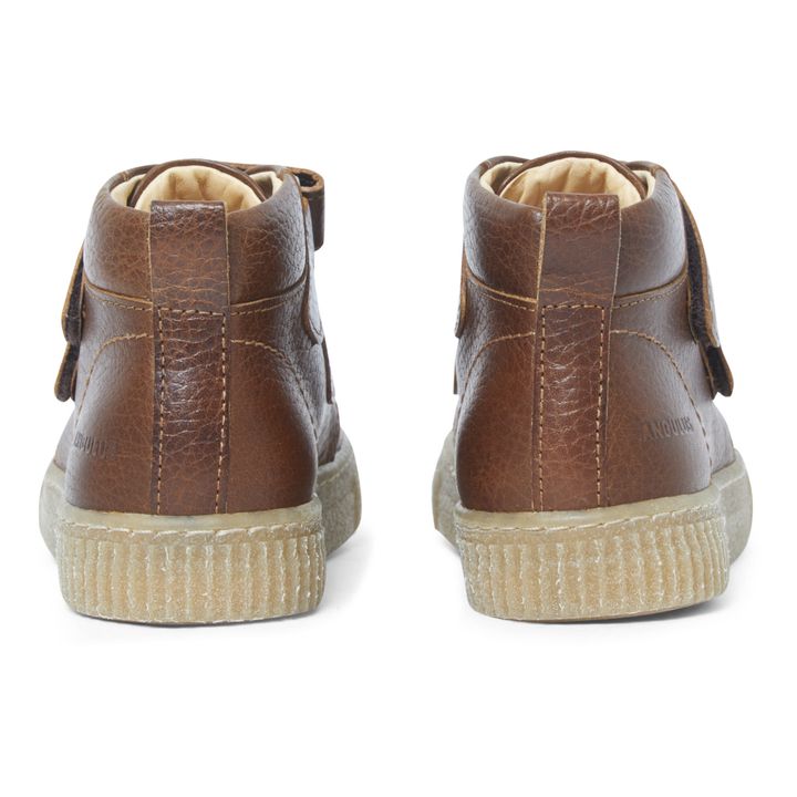 High-Top Velcro Sneakers Cognac-Farbe- Produktbild Nr. 4