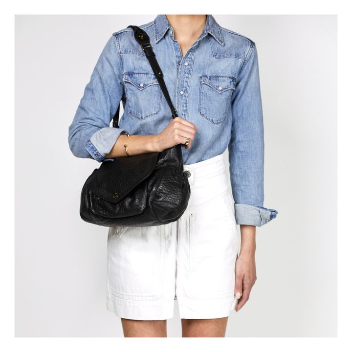 Sac Helmut M Agneau Noir- Image produit n°1