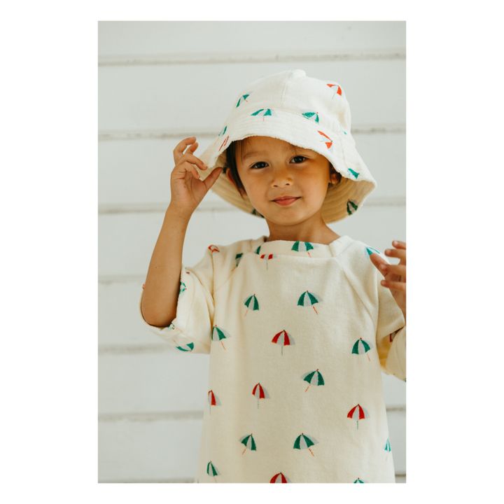 Terry Cloth T-shirt Cremefarben- Produktbild Nr. 2
