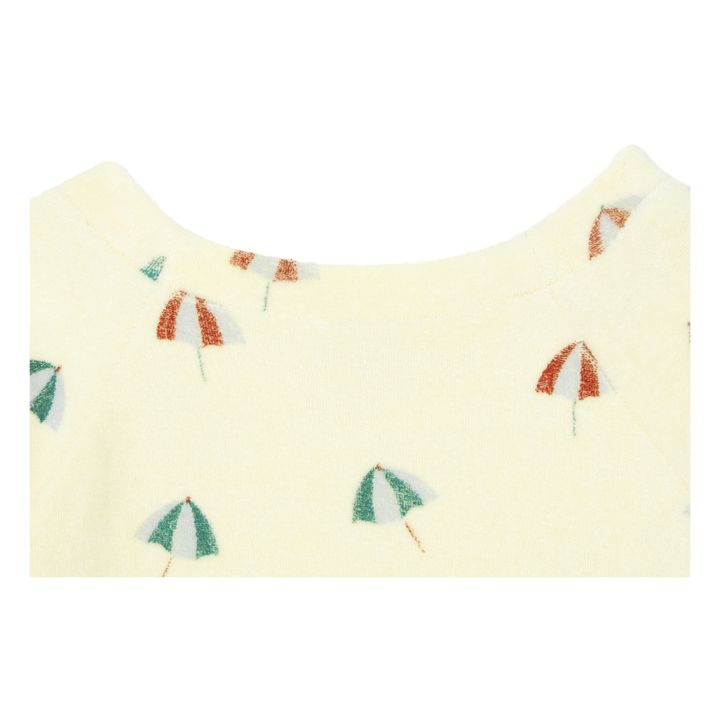 Terry Cloth T-shirt Cremefarben- Produktbild Nr. 3