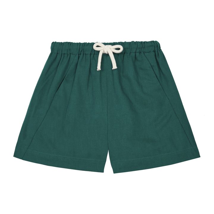 Ocean Organic Cotton Shorts Dunkelgrün- Produktbild Nr. 0