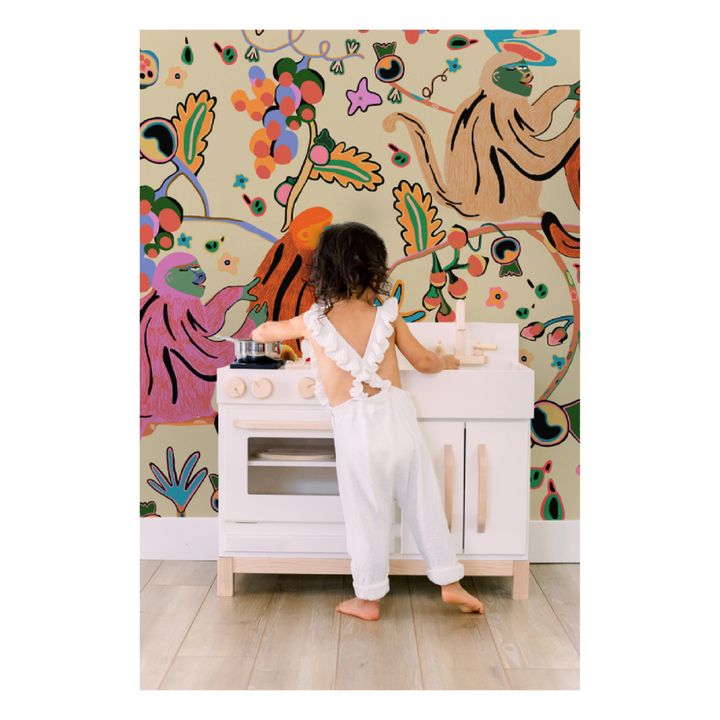 Monkey Wall Decoration Beige- Imagen del producto n°0
