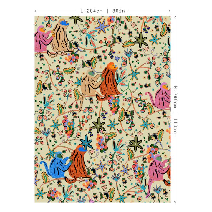 Monkey Wall Decoration Beige- Imagen del producto n°3